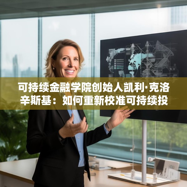 可持续金融学院创始人凯利·克洛辛斯基：如何重新校准可持续投资