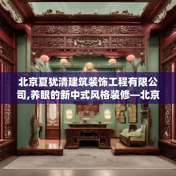 北京夏犹清建筑装饰工程有限公司,养眼的新中式风格装修—北京夏犹清建筑装饰工程有限公司616.a492b493c496fgy.503htyj