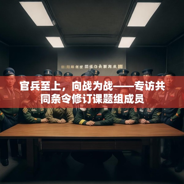 官兵至上，向战为战——专访共同条令修订课题组成员