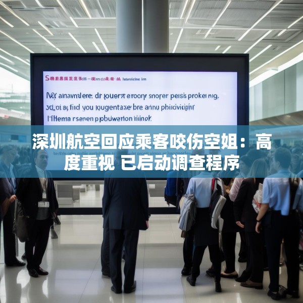 深圳航空回应乘客咬伤空姐：高度重视 已启动调查程序