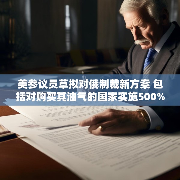 美参议员草拟对俄制裁新方案 包括对购买其油气的国家实施500%的关税
