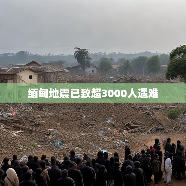 缅甸地震已致超3000人遇难