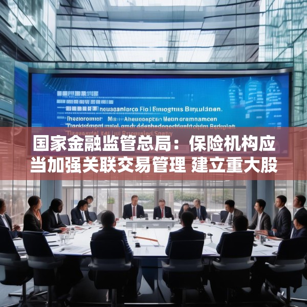 国家金融监管总局：保险机构应当加强关联交易管理 建立重大股权投资责任追究制度