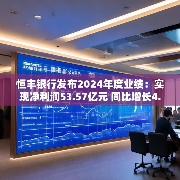 恒丰银行发布2024年度业绩：实现净利润53.57亿元 同比增长4.3%