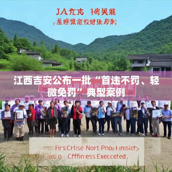 江西吉安公布一批“首违不罚、轻微免罚”典型案例