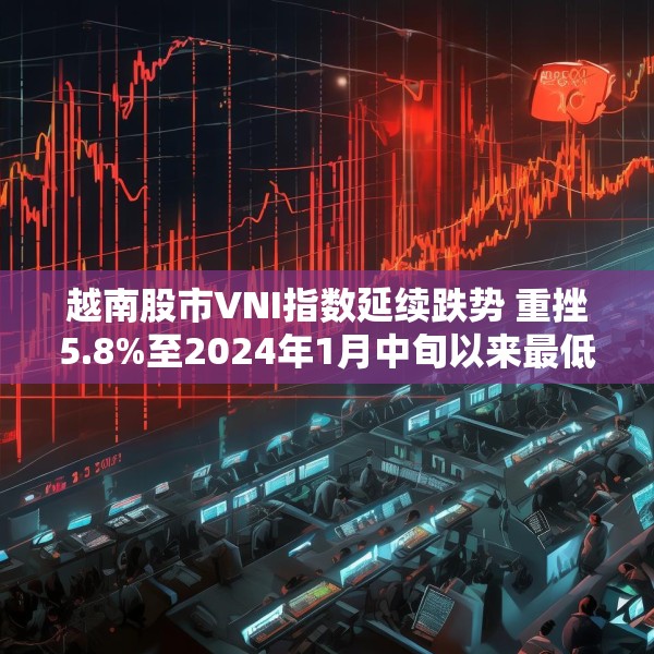 越南股市VNI指数延续跌势 重挫5.8%至2024年1月中旬以来最低