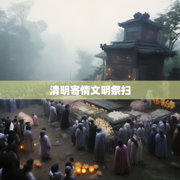 清明寄情文明祭扫