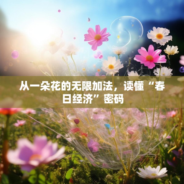 从一朵花的无限加法，读懂“春日经济”密码