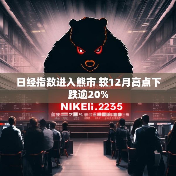 日经指数进入熊市 较12月高点下跌逾20%