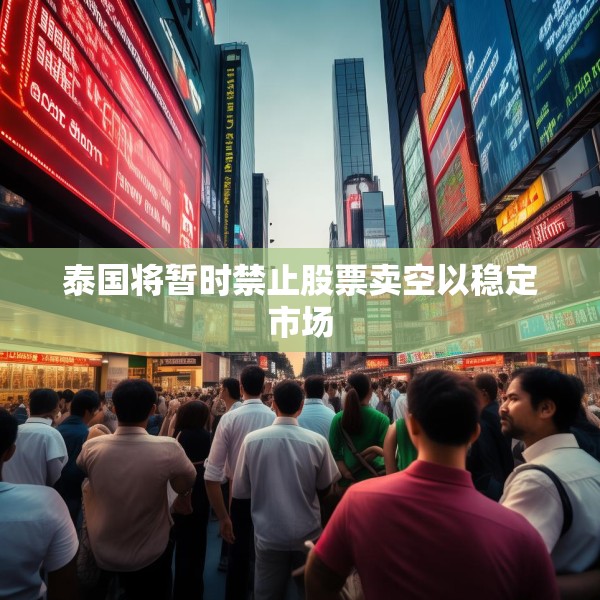 泰国将暂时禁止股票卖空以稳定市场