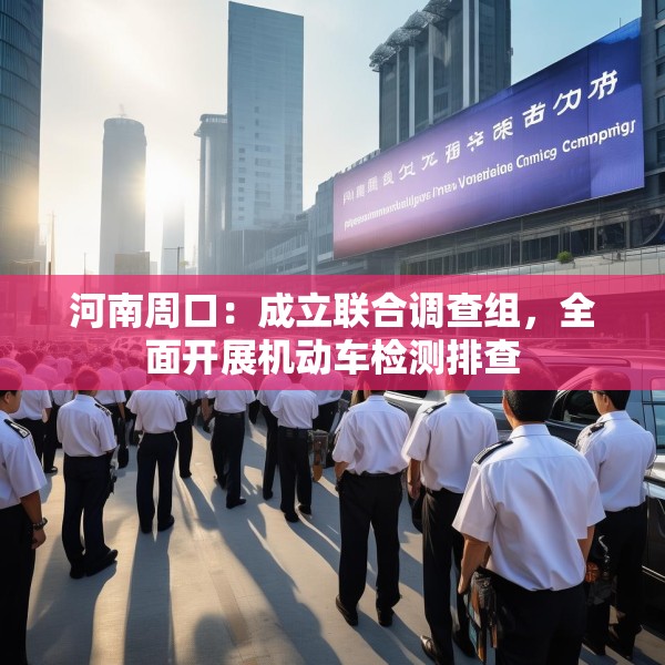 河南周口：成立联合调查组，全面开展机动车检测排查