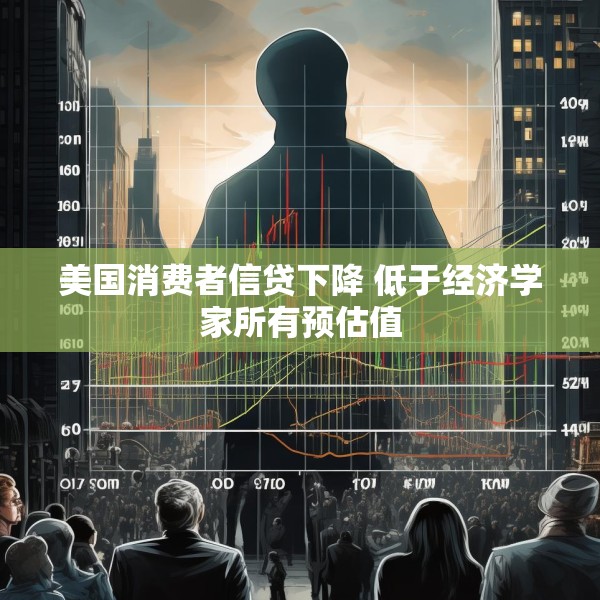 美国消费者信贷下降 低于经济学家所有预估值