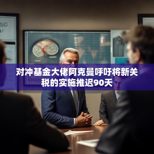 对冲基金大佬阿克曼呼吁将新关税的实施推迟90天