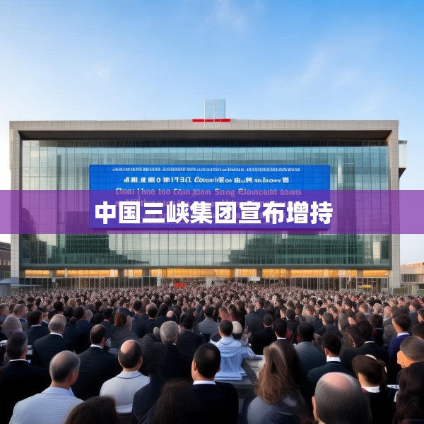 中国三峡集团宣布增持
