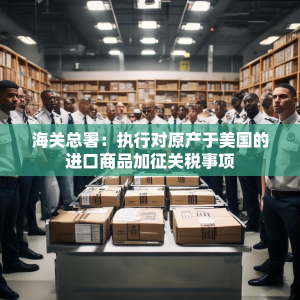 海关总署：执行对原产于美国的进口商品加征关税事项