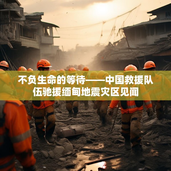 不负生命的等待——中国救援队伍驰援缅甸地震灾区见闻
