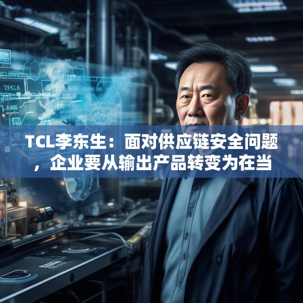 TCL李东生：面对供应链安全问题，企业要从输出产品转变为在当地建立产业和供应链体系