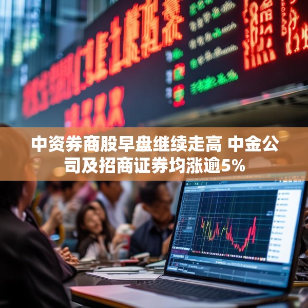 中资券商股早盘继续走高 中金公司及招商证券均涨逾5%