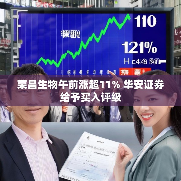 荣昌生物午前涨超11% 华安证券给予买入评级