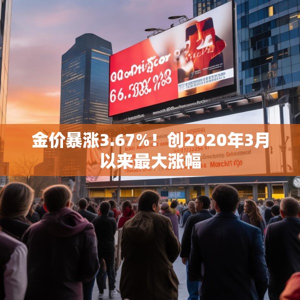 金价暴涨3.67%！创2020年3月以来最大涨幅