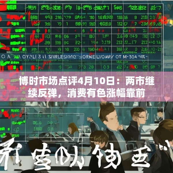 博时市场点评4月10日：两市继续反弹，消费有色涨幅靠前