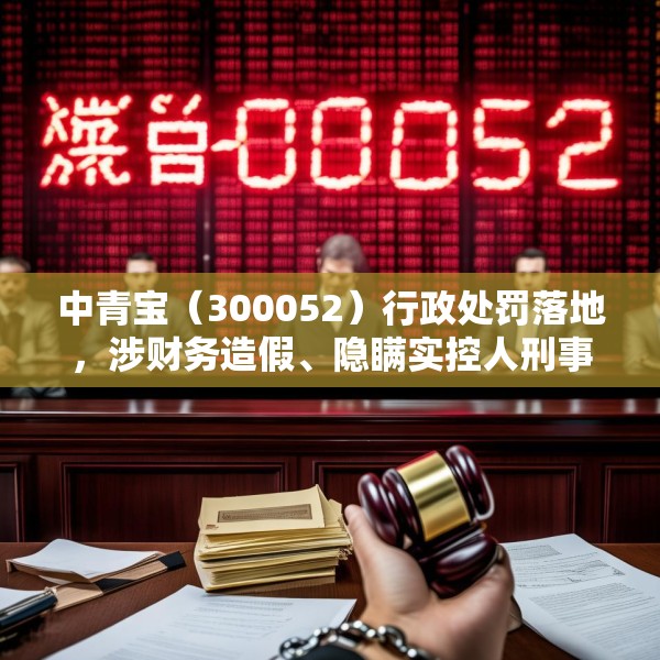 中青宝（300052）行政处罚落地，涉财务造假、隐瞒实控人刑事案件