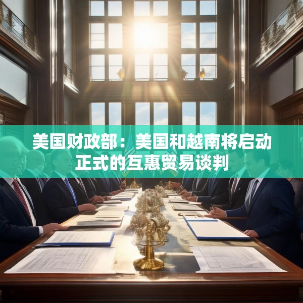 美国财政部：美国和越南将启动正式的互惠贸易谈判