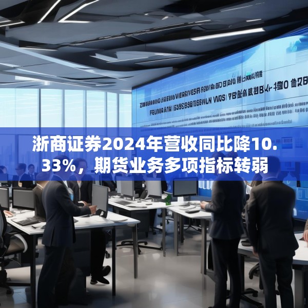 浙商证券2024年营收同比降10.33%，期货业务多项指标转弱