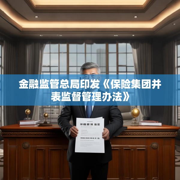 金融监管总局印发《保险集团并表监督管理办法》