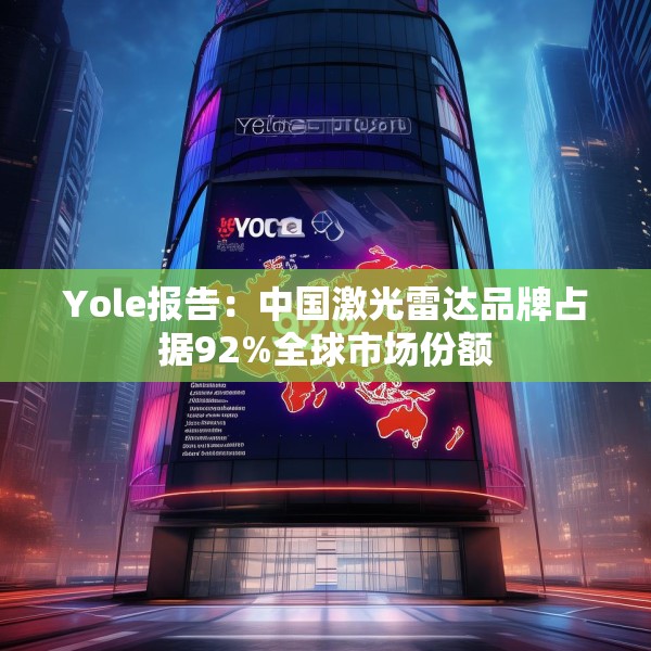 Yole报告：中国激光雷达品牌占据92%全球市场份额