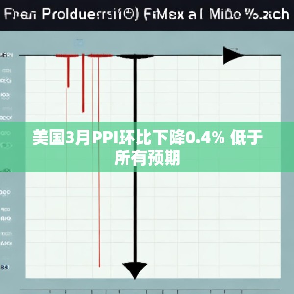 美国3月PPI环比下降0.4% 低于所有预期