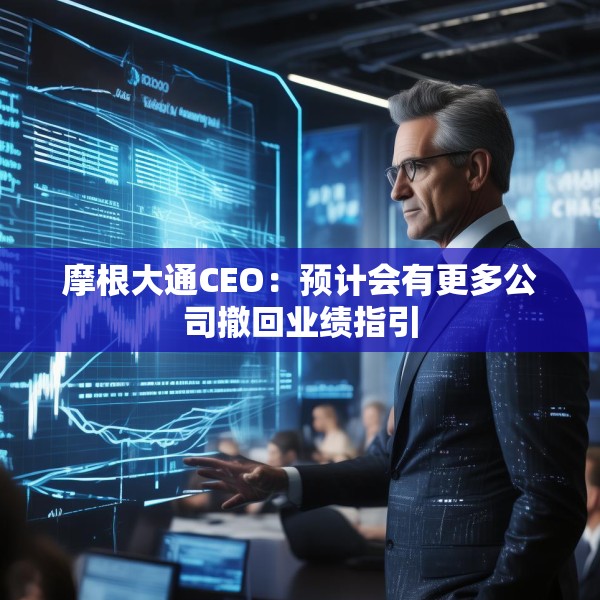 摩根大通CEO：预计会有更多公司撤回业绩指引