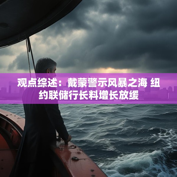 观点综述：戴蒙警示风暴之海 纽约联储行长料增长放缓