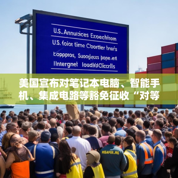 美国宣布对笔记本电脑、智能手机、集成电路等豁免征收“对等关税”