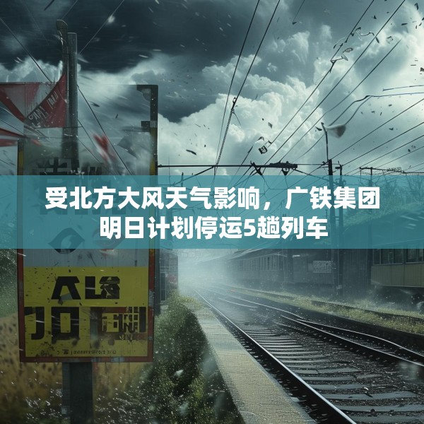 受北方大风天气影响，广铁集团明日计划停运5趟列车