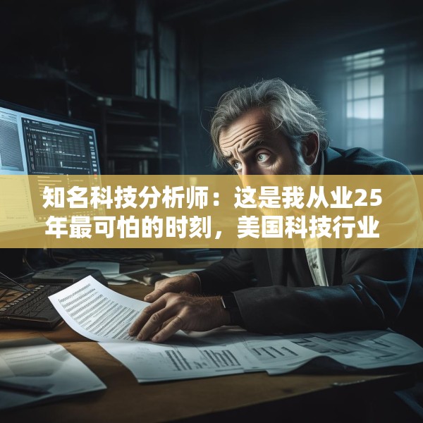 知名科技分析师：这是我从业25年最可怕的时刻，美国科技行业可能“倒退十年”