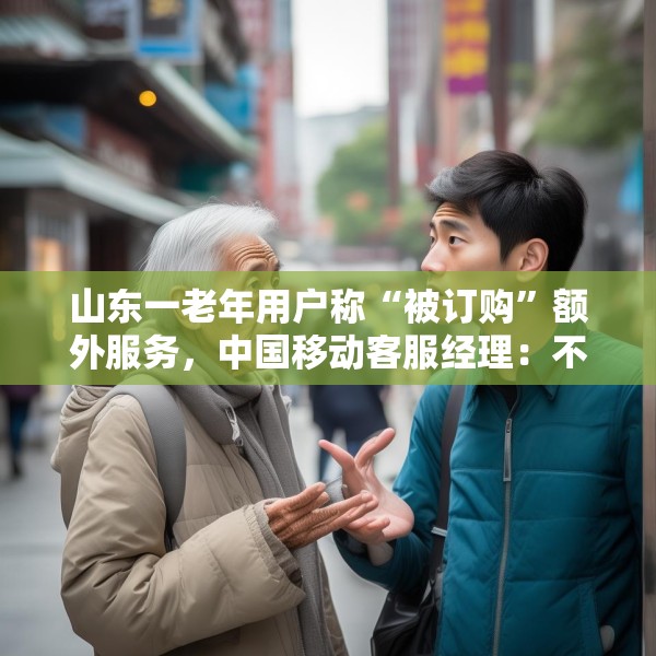 山东一老年用户称“被订购”额外服务，中国移动客服经理：不知情