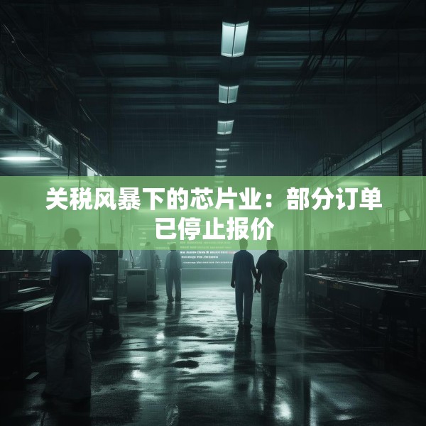 关税风暴下的芯片业：部分订单已停止报价