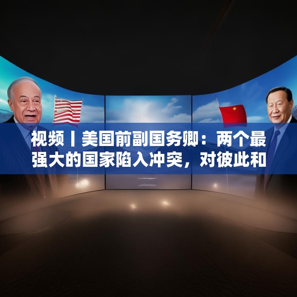 视频丨美国前副国务卿：两个最强大的国家陷入冲突，对彼此和世界都无益处，中美两国合作需以信任为根基