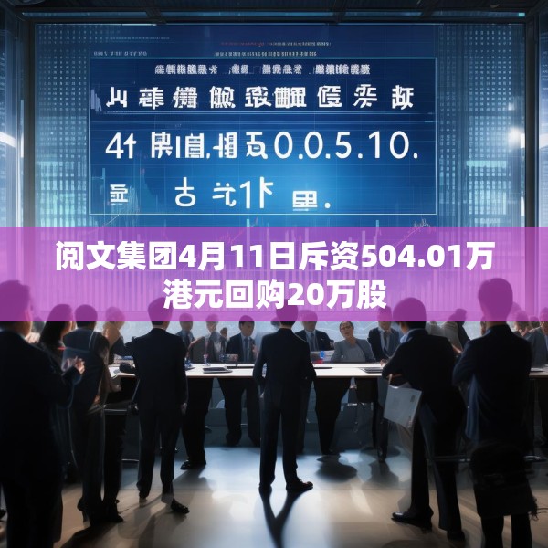 阅文集团4月11日斥资504.01万港元回购20万股