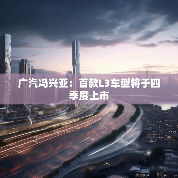 广汽冯兴亚：首款L3车型将于四季度上市