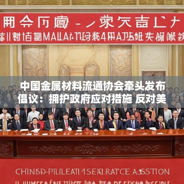中国金属材料流通协会牵头发布倡议：拥护政府应对措施 反对美国贸易霸权