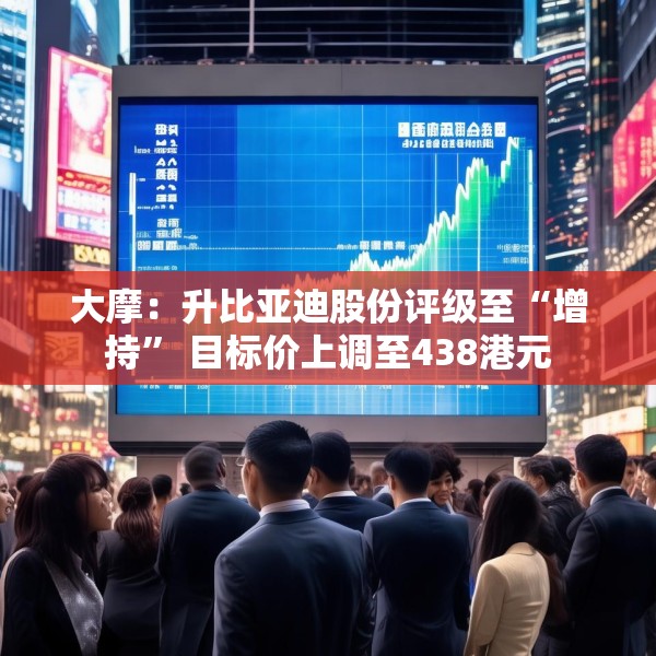 大摩：升比亚迪股份评级至“增持” 目标价上调至438港元