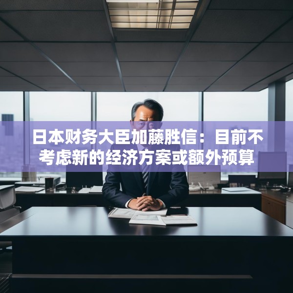 日本财务大臣加藤胜信：目前不考虑新的经济方案或额外预算