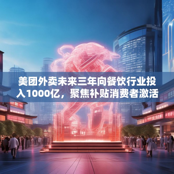 美团外卖未来三年向餐饮行业投入1000亿，聚焦补贴消费者激活需求等四方面