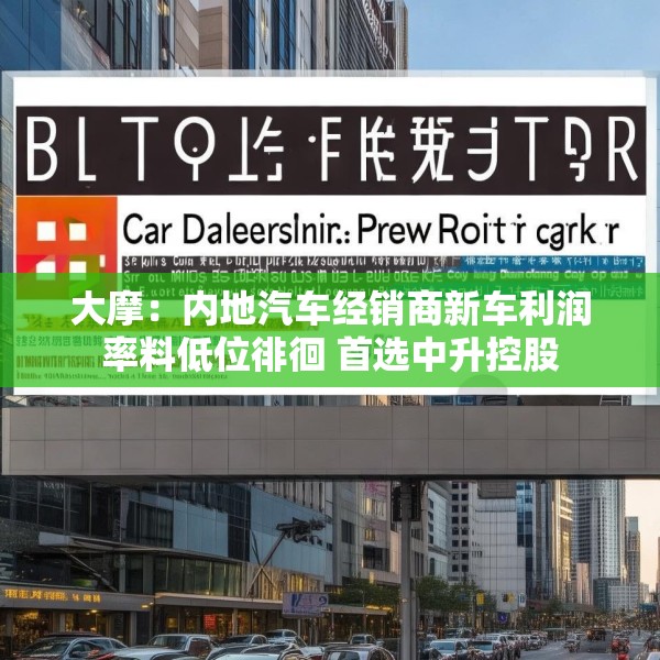 大摩：内地汽车经销商新车利润率料低位徘徊 首选中升控股