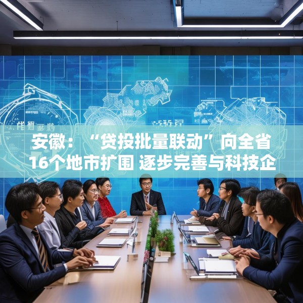 安徽：“贷投批量联动”向全省16个地市扩围 逐步完善与科技企业全生命周期相适应的科技金融服务体系