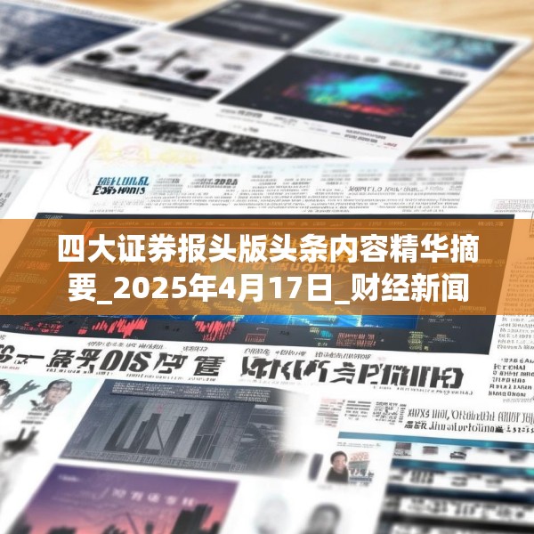 四大证券报头版头条内容精华摘要_2025年4月17日_财经新闻
