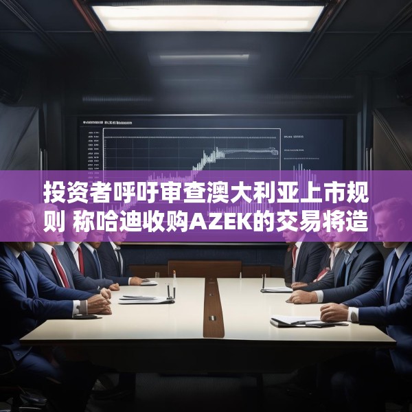投资者呼吁审查澳大利亚上市规则 称哈迪收购AZEK的交易将造成损害