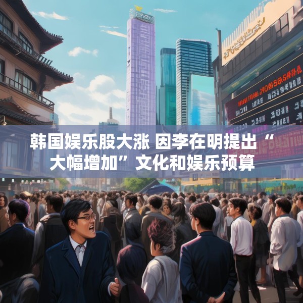 韩国娱乐股大涨 因李在明提出“大幅增加”文化和娱乐预算